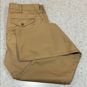 BRAVESTAR Chinos 34X33 Selvedge Straight Lg Khakis